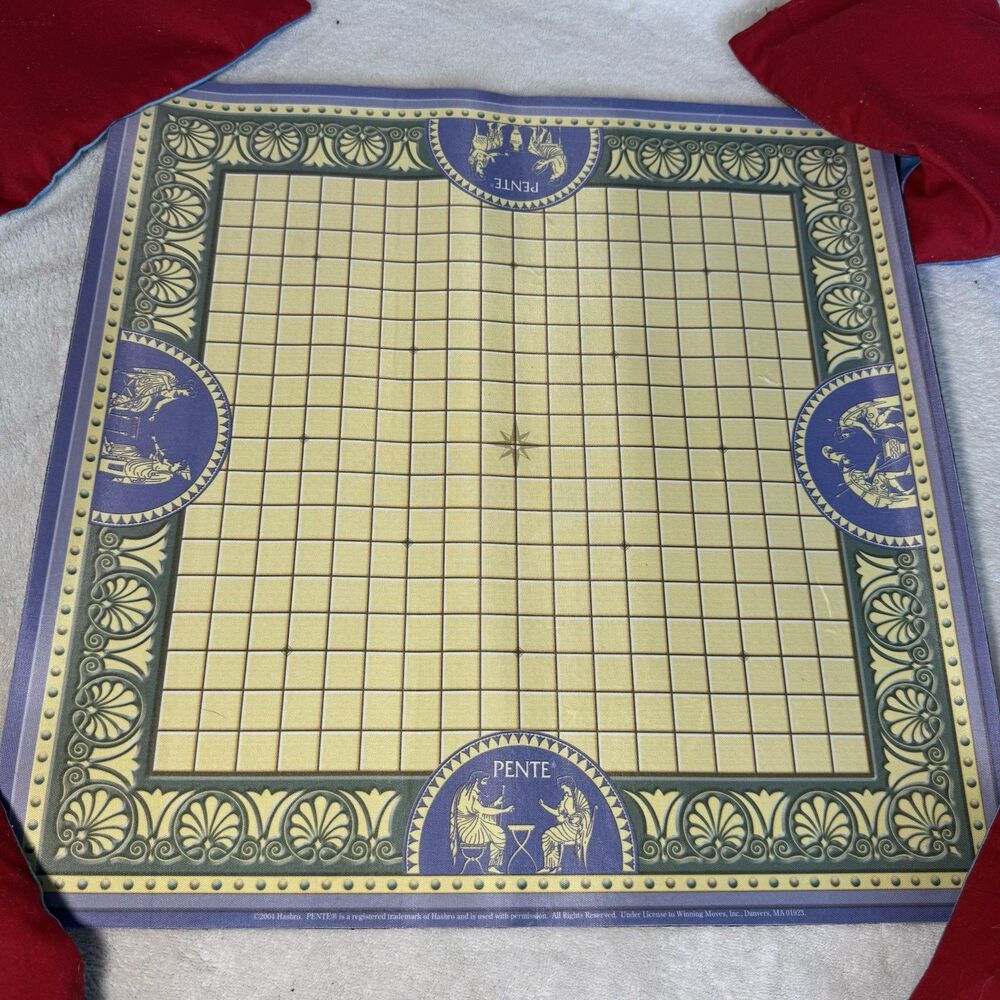 Hasbro Pente Foldable Roll-Up Game Board Replacement Mat Strategy 2004 Vintage